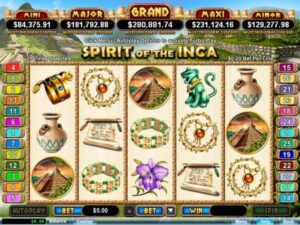 Spirit of the Inca RTG game